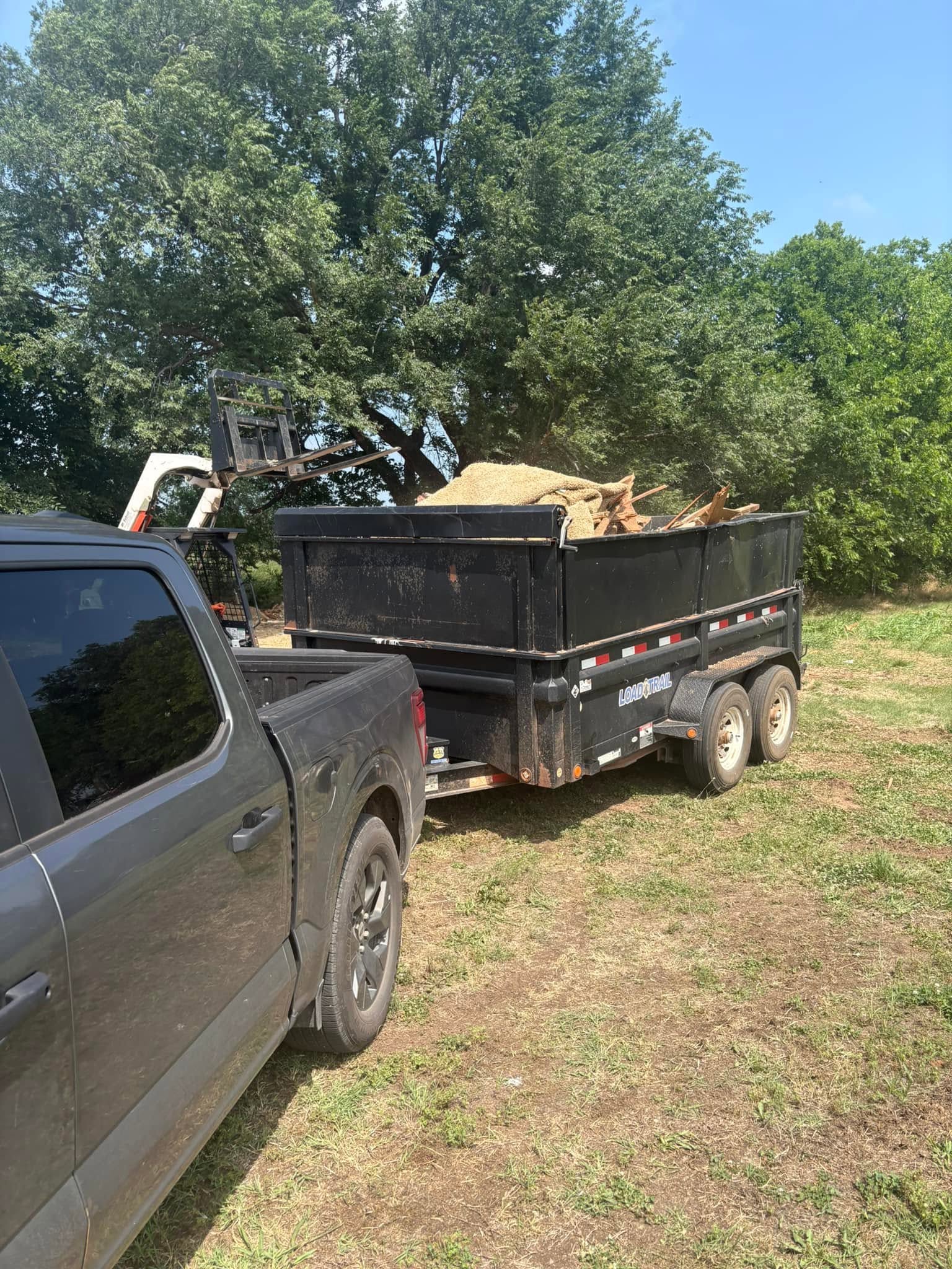 Junk & debris hauled off by the trailer load